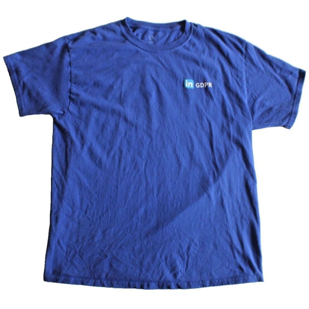 LinkedIn GDPR Mens Shirt Size L‎